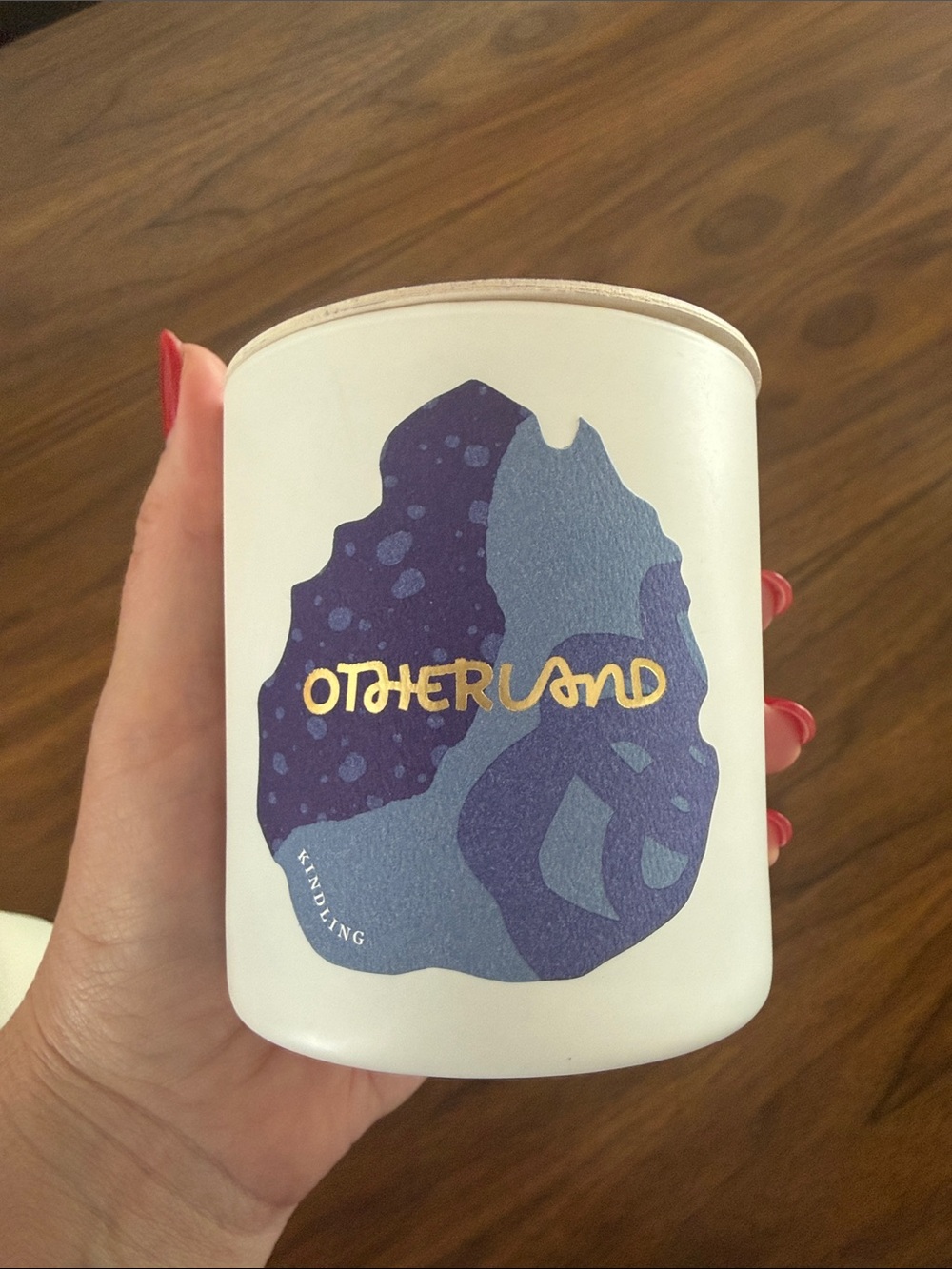 Otherland - Kindling Scented Candle - Blue & Purple